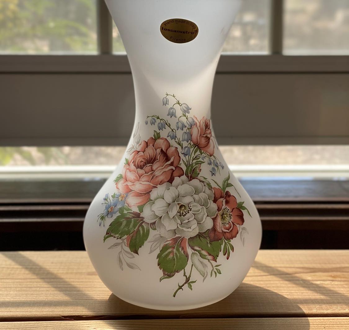 イタリア製 フラワーベース 花瓶-